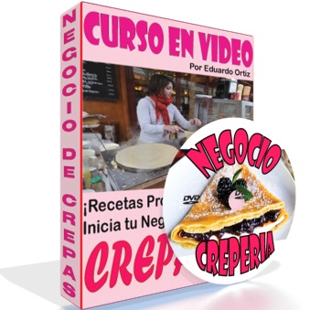 Video Curso Como Hacer Crepas Dulces y Saladas - RECETARIOS Y MANUALES