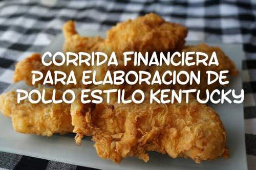 Corrida Financiera para Negocio de Pollo Estilo Kentucky