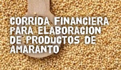Corrida Financiera para Elaboración de Dulces de Amaranto