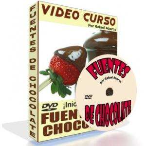 Video Curso Decoracion de Fuentes de Chocolate para Negocio